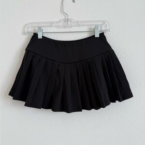 Black Pleated Skirt